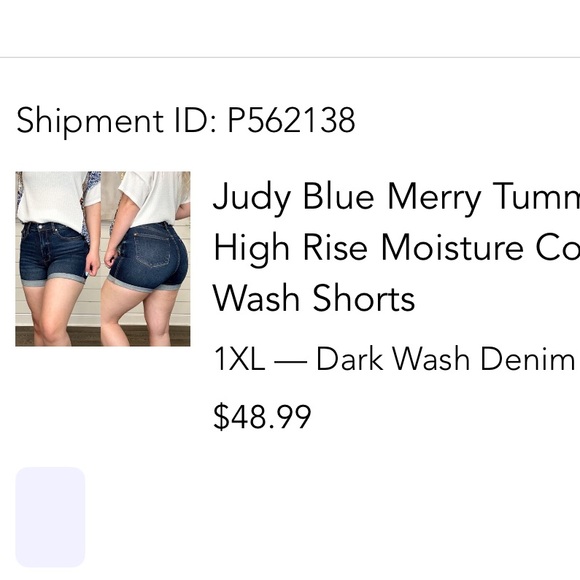 Judy Blue 1XL Jean Shorts - Picture 8 of 11